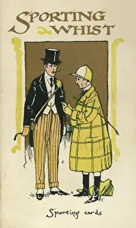 Whist: Sporting Whist playing cards scorecard, Jockey and Owner