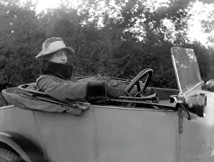 Windscreen: Sports car driver
