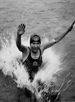 Sportsperson: Sportsperson in bathing wear