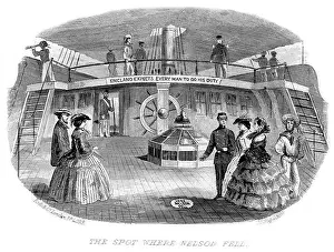 Crinoline: The Spot where Nelson Fell, HMS Victory