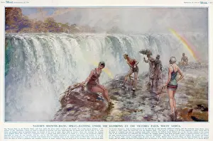 Rainbows: Spray Bathing - Victoria Falls