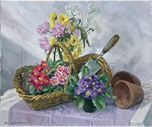 Bedding: Spring Bedding ' basket of flowers