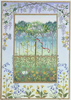 Wisteria: Spring Celebration ' tree with streamers