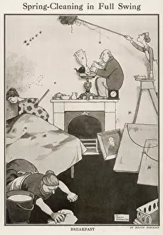 Oblivious: Spring-Cleaning in Full Swing by William Heath Robinson