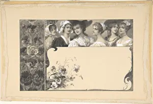 Lefler: Spring, Design for a Calendar, late 19th?early