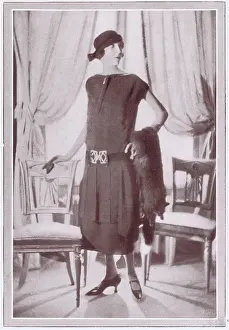 Lelong: A spring dress from Lucien Lelong, Paris, 1925