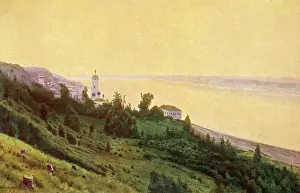 Levitan: Spring evening in Russia
