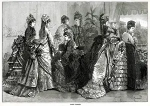 Bustles: Spring fashions 1873