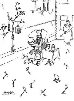 Intelligent: Spring feelings, illustration by William Heath Robinson