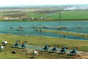 Flooded: Spring flood on oil field in Bashkiria, 1998