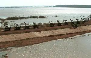 Richest: Spring flood on oil field in Bashkiria, 1998