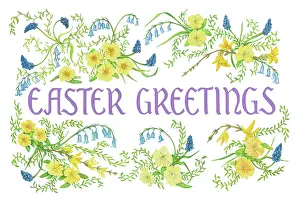 Bluebells: Spring Flowers and'Easter Greetings