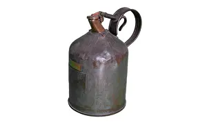 Collectables: Spring-levered petrol can