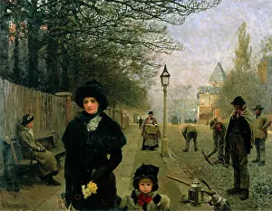 Haverstock: Spring Morning, Haverstock Hill
