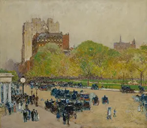 Childe: SPRING MORNING IN THE HEART OF THE CITY, by Childe