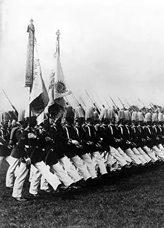 Solemnly: Spring parade of the Guard Corps, 1912