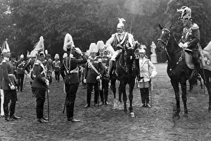 Solemnly: Spring parade in Potsdam, 1912