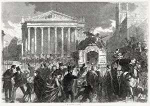 Hailing: A Spring Shower in London 1866