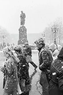 Snowfall: Spring snowfall