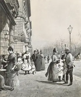 Grisaille: Spring on the Vienna Ringstra?e