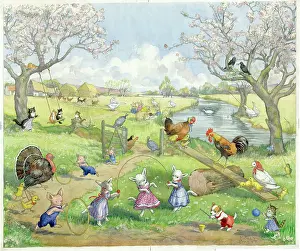 Hoops: Springtime on the Farm