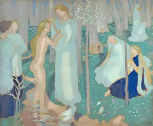 Simplified: Springtime, by Maurice Denis, 1894-99, French Symbolist