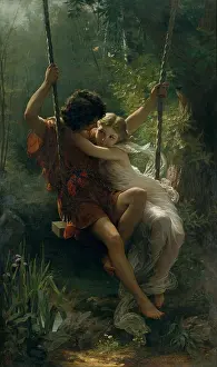 Diaphanous: SPRINGTIME, by Pierre-Auguste Cot, 1873, French