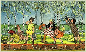 Prancing: Springtime tableau