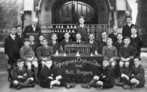 Stockwell: Spurgeon's Orphanage, Stockwell. Choir and Bell-ringers