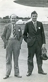Hedley: Sqn Ldr Albert Kenneth Cook DFC, Avro test pilot, left, ?