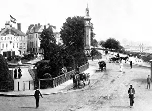 Barnstaple: The Square Barnstaple early 1900's
