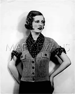 Cardy: SQUARE BUTTON CARDY 1934