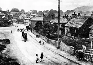 Eyam: The Square, Eyam early 1900s