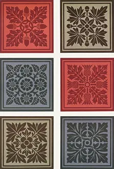 Conventional: Square Floral Panels