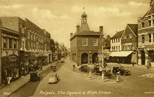 Dunsford: Square and High Street, Reigate, Surrey