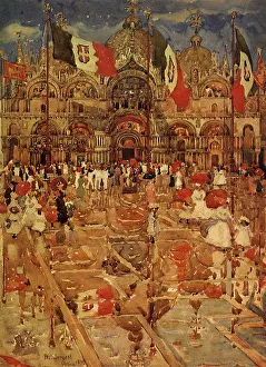 Prendergast: Square of San Marco, Venice