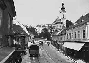 Ober: Square und church at Ober St. Veit