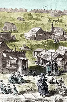 Squatters: Squatters, Central Park, NYC, 1869