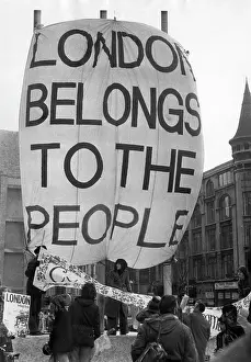 Squatters: Squatters at Centrepoint, Central London