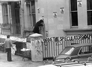 Squatters: Squatters protest, Notting Hill, West London