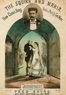 Coyne: The Squire and Maria, song sheet cover