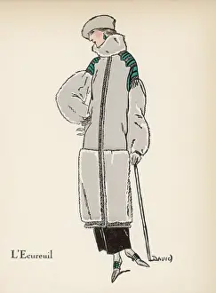 Toque: SQUIRREL FUR COAT 1922