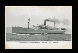 Mast: SS Gloucester Castle, Union Castle Line intermediate steamer