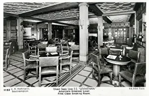 Leviathan: SS Leviathan - First Class Smoking Room