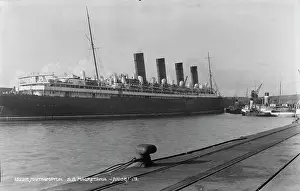 Nautical: The S.S. Mauretania at Southampton