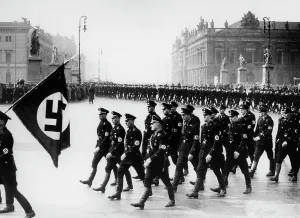 Detachments: SS members in the Berlin Lustgarten, 1938