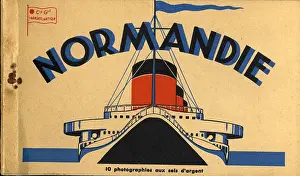 Booklets: SS Normandie - postcard booklet