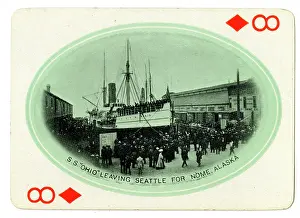 Quayside: SS Ohio leaving Seattle for Nome, Alaska