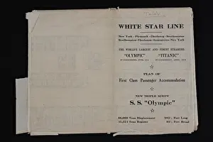 Exceptionally: SS Olympic - Plan of First Class Passenger Accommodation