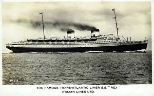 Riband: SS Rex, transatlantic cruise liner